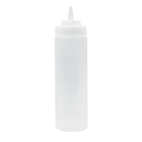24 Oz Widemouth™ Squeeze Bottle Clear With Wide Tiptop™