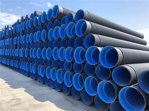 Sn4 Sn8 Sn16 18 Inch Hdpe Double Wall Corrugated Pe Drainage Pipe Dwc