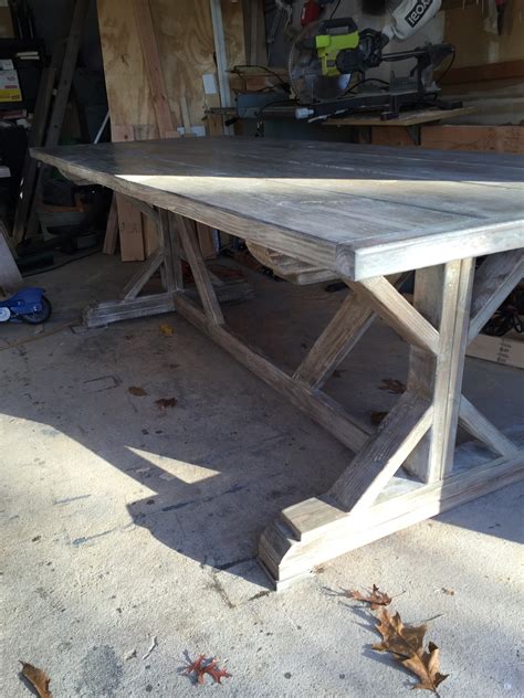 Ana White Rustic X Base Farmhouse Table Diy Projects