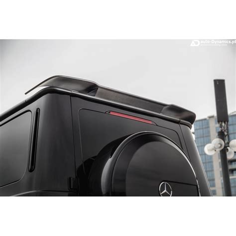Spoiler Dachowy Mercedes Benz G AMG W A Włókno Węglowe Carbon Vorsteiner Tuning