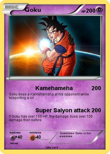 Pokémon Goku 9718 9718 Kamehameha My Pokemon Card