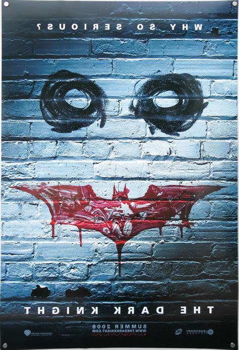 The Dark Knight One Sheet Advance Wall Style Usa