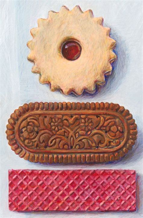 Biscuits Limited Edition Giclée Print Etsy Food Art Painting