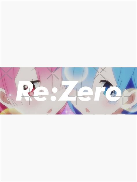 Rem Ram Rezero Banner 1 Canvas Print For Sale By Chumbo21
