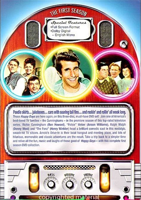 Happy Days The Complete First Season Dvd 1974 Dvd Empire