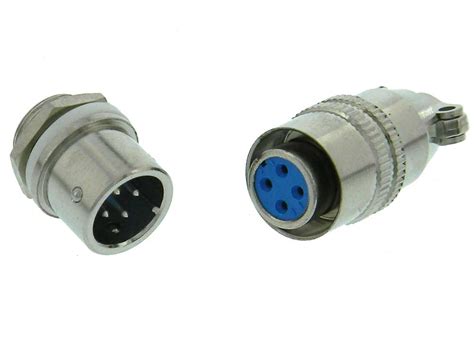 4 Pin Locking Multi Pin Connector Pair 12mm