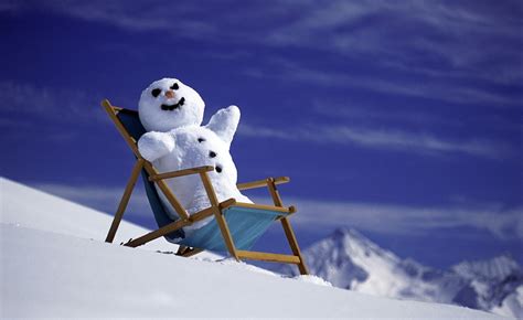 Christmas New Year Winter Snow Snowman Mountains Wallpapers Hd
