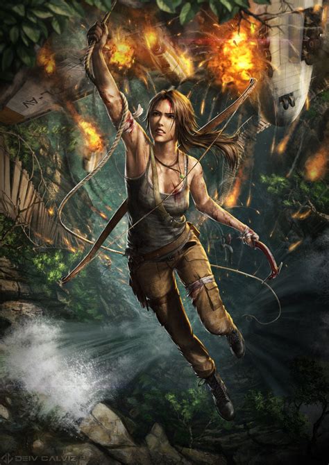Tomb Raider Reborn By ~deivcalviz On Deviantart Tomb Raider Art Tomb Raider Wallpaper Tomb