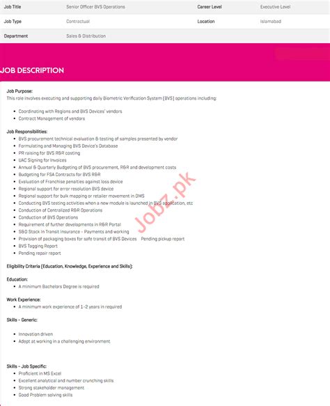 Scanner installation process · java installation process · add link in java security · zong application installation process · bvs. Senior Officer BVS Operations Job 2020 in Islamabad 2021 Job Advertisement Pakistan