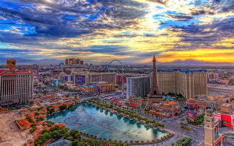 Hd Wallpaper Las Vegas Sunrise Watching Early Morning From The Balcony