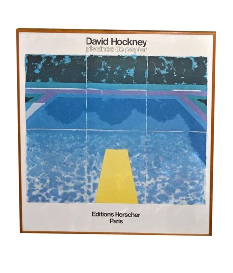 337 David Hockney 1978 Paris Exhibition Poster Feb 04 2012