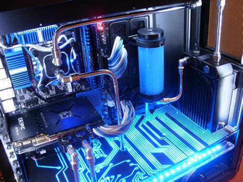 Custom Liquid Cooled Computer With Chromed Copper Pipes Ebay