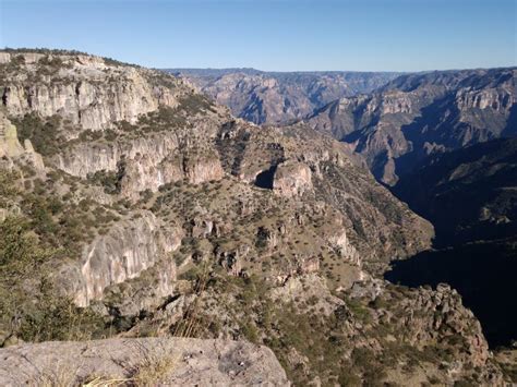 Chihuahua Mountain Range Rocks Forests Rivers And Rugged Relief