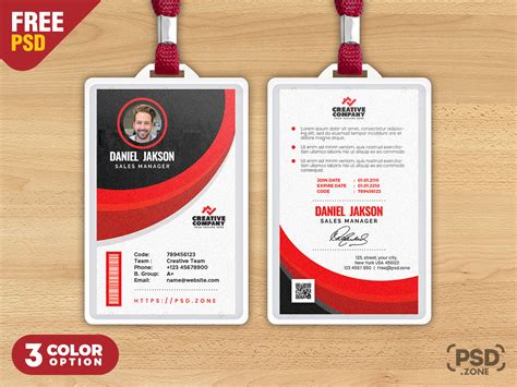 Id Card Templates For Photoshop Techseka