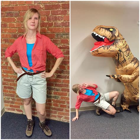 Went As Dr Ellie Sattler For Halloween And Got Chased By A T Rex