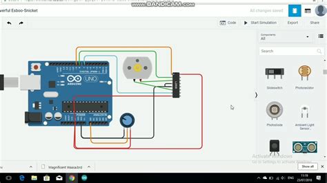 Tinkercad Arduino Basic Mengatur Kecepatan Dan Arah Putaran Motor