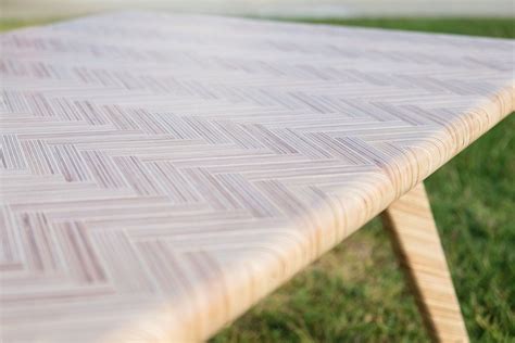 I was wondering how i could make a table similar. Table Top Using Maple Plywood - Wraparound Desk Made From One Sheet of Plywood, 2 Filing ...