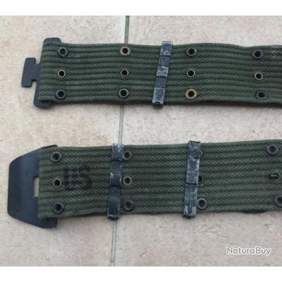 USA US ARMY VIETNAM ANNEES 60 70 CEINTURON EN WEB BOUCLE DAVIS US BELT