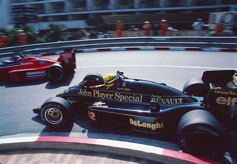 Ayrton Senna Lotus 98t Loews Corner Monaco Gp 1986 Ayrton Senna