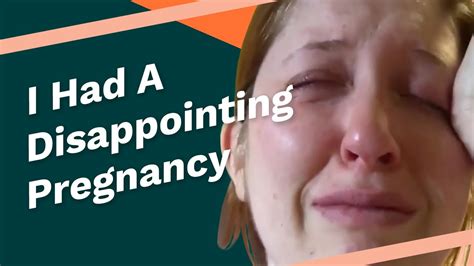 I Had A Disappointing Pregnancy Sabrina Youtube