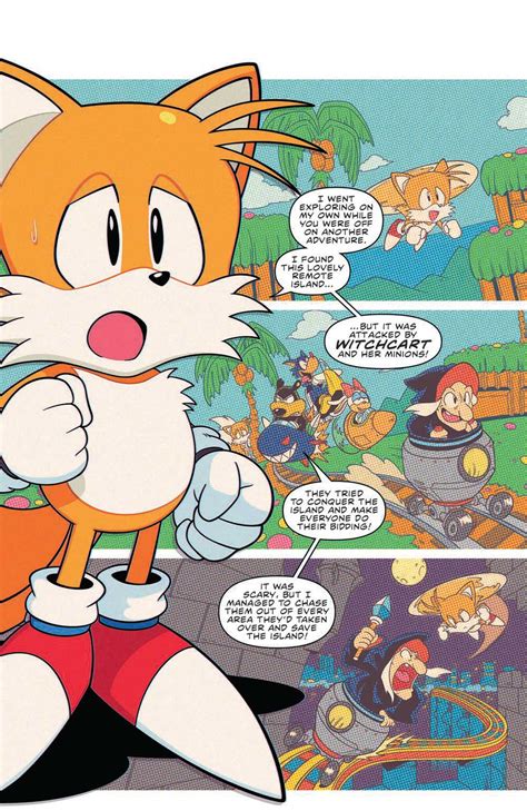 Sonic The Hedgehog Idw Tails 30th Anniversary Special Preview