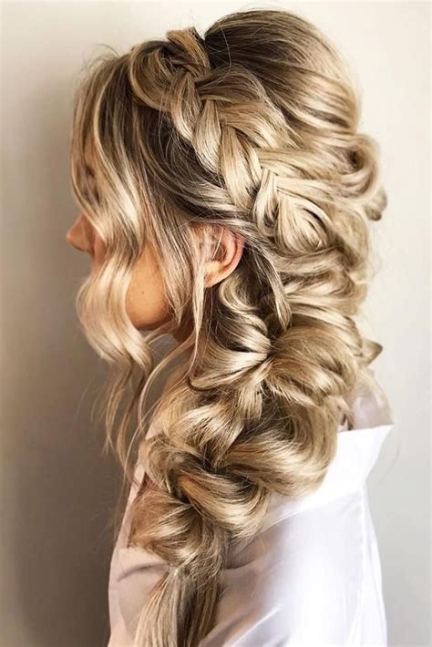Braided Wedding Hair Guide Looks By Style Wedding Hair Side Side Hairstyles Thick