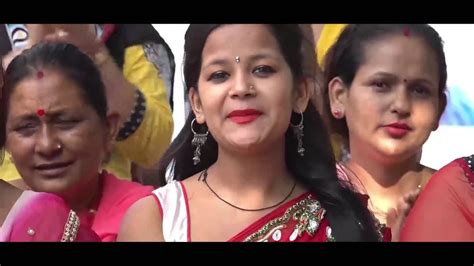 New Nepali Teej Song 2073 Rato Saree Larkaudai By Jamuna Sherpali Youtube