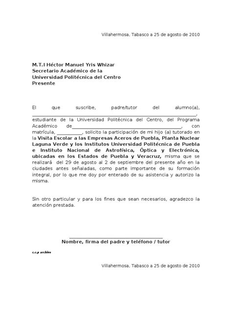 Carta Responsiva ¡partes Estructura Y Ejemplos 2024