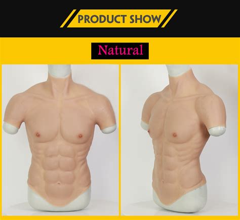 Roanyer Realistic Silicone Muscle Suit For Men Male Cosplay Bodysuit