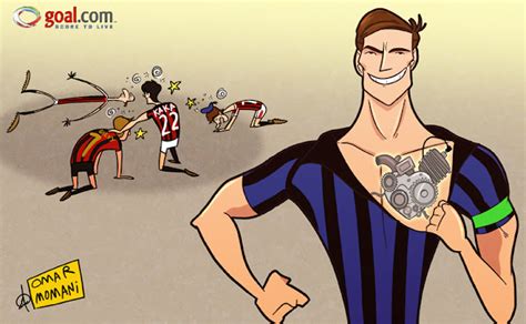 Omar Momani Cartoons Evergreen Javier Zanettis Secret To Beating Ac Milan