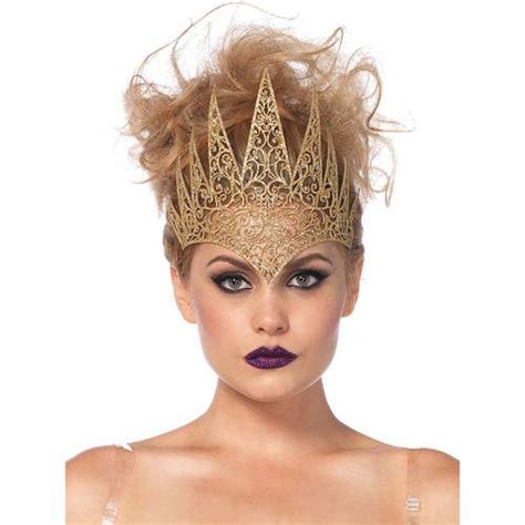 Leg Avenue Womens Royal Gold Crown Halloween Accessory