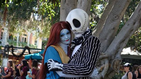 Jack Skellington And Sally Disneyland Halloween 20