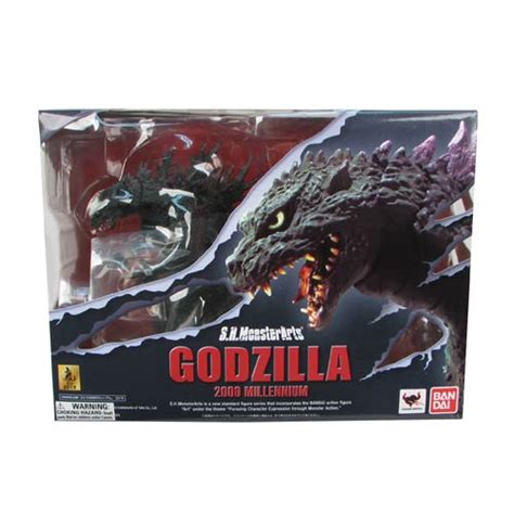 Small parts might be hazardous for very young fans. Godzilla 2000 Millennium SH MonsterArts Action Figure