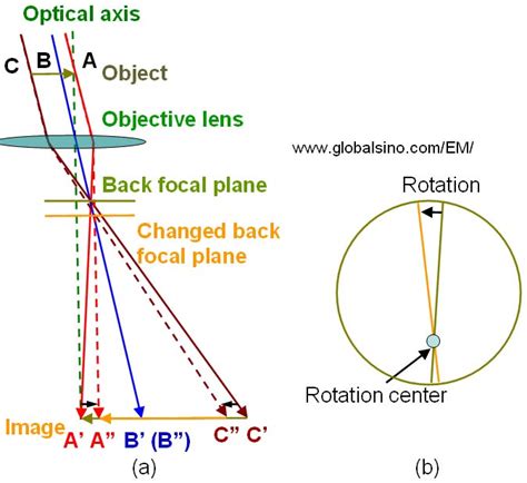 Back Focal Plane Of Objective Lens In Ems Practical Electron