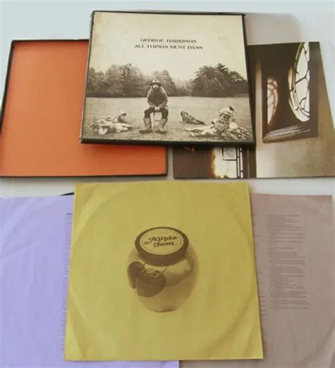 Beatles George Harrison All Things Must Pass 3 Lp Box Set Vinyl 1st Press Stch 6 49 95 Picclick