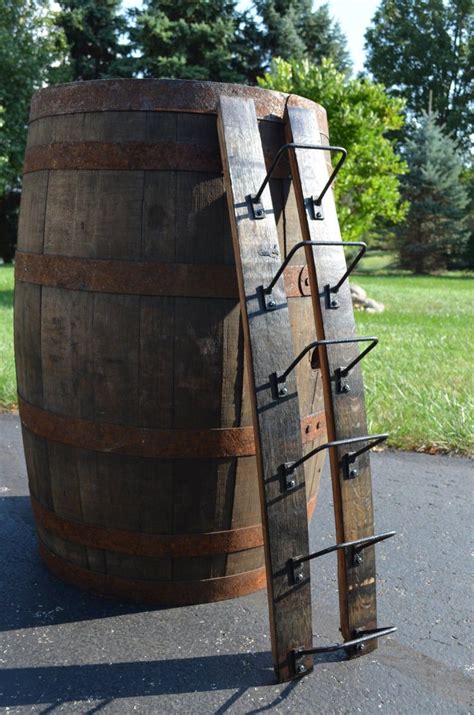 Whiskey Barrel Wine Rack Etsy Whiskey Barrel Whiskey Barrel Wine