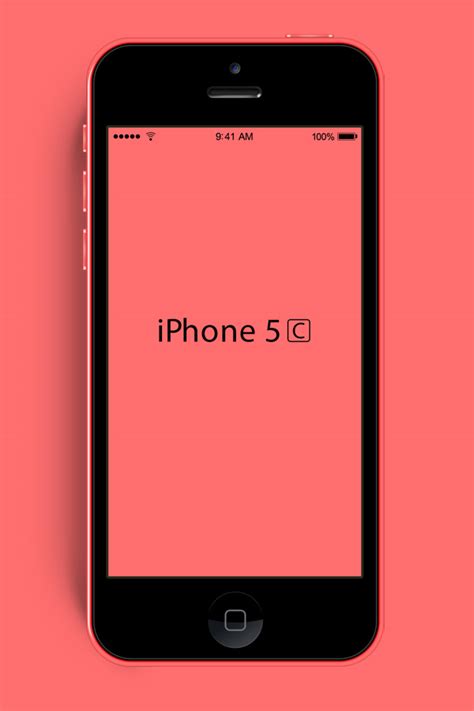 New Iphone 5c Psd Mockup Graphicsfuel