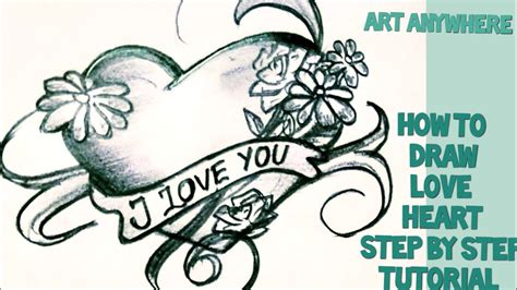 Easy Drawings Love Beautiful Heart Drawing Learn How To Draw Love