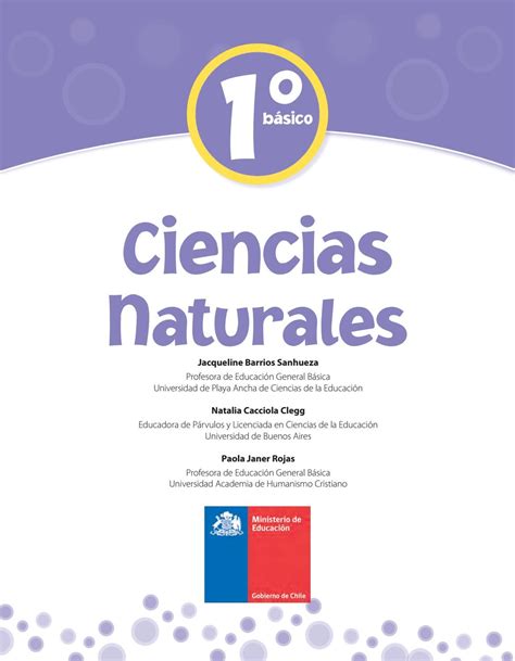 Ciencias Naturales 1º Básico Texto Del Estudiante By Docente Digital