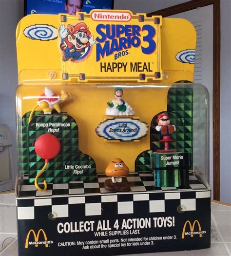 Super Mario Bros Happy Meal Toys
