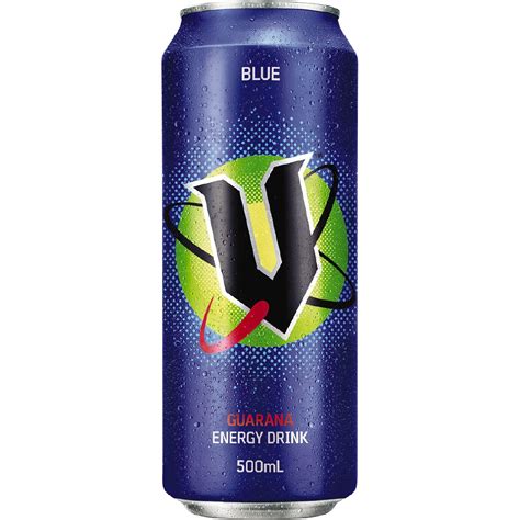 v energy drink blue can 500ml the warehouse