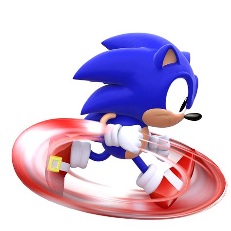 Classic Sonic The Hedgehog Running
