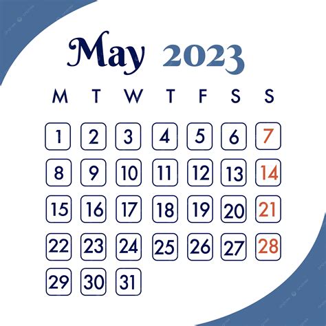 Calendario Mayo 2023 Png Calendario 2023 Mayo 2023 Calendario Mayo