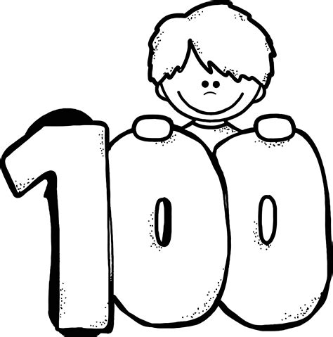 100 Days Of School Coloring Pages At Free Printable