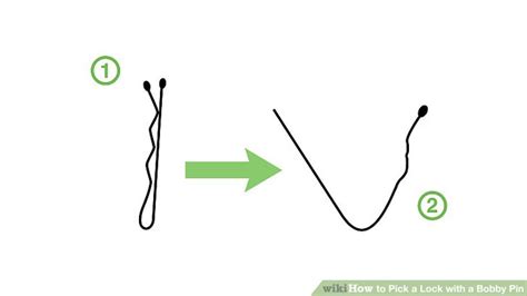 Use a knife or razor blade to remove the rounded rubber tip on the straight side of the bobby pin. How to Pick a Lock with a Bobby Pin: 11 Steps (with Pictures)