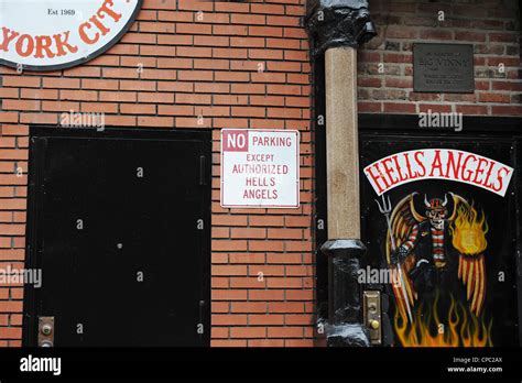 Hells Angels Motorcycle Club Headquarters East 3rd Street New York