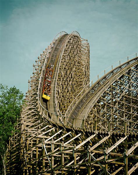 Son Of Beast Roller Coaster Photograph By Mountain Dreams Pixels