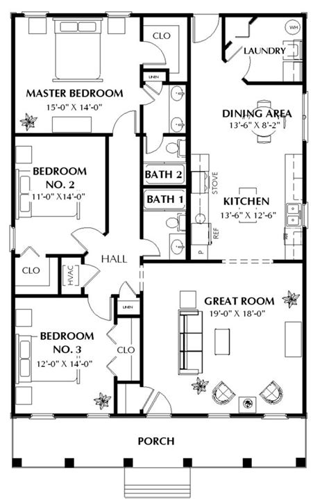 Small house plans to fit any budget. 1500 Square Feet House Plans House Plans 1500 Square Feet ...