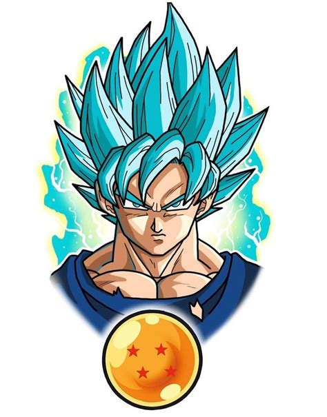 Goku Super Saiyan Blue Dragon Ball Super Desenhos De Anime Desenhos