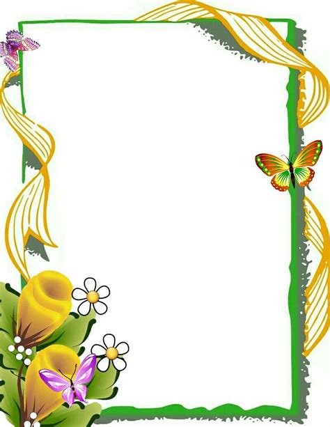 Pin By Panneer Selvam On Borders Colorful Borders Design Frame